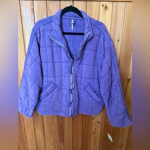 FREE PEOPLE NWT quilted dolman sleeve jacket